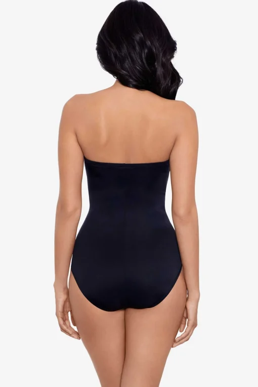 Rock Solid Madrid Bandeau One Piece Swimsuit