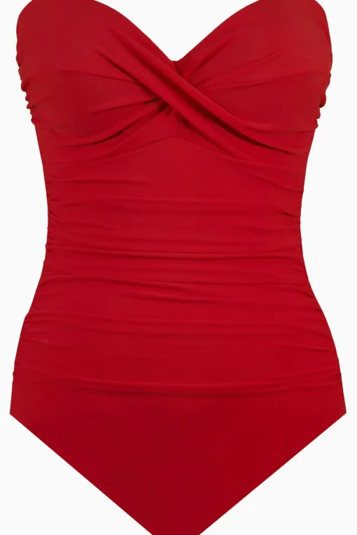 Rock Solid Madrid Bandeau One Piece Swimsuit