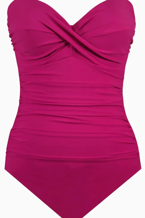 Rock Solid Madrid Bandeau One Piece Swimsuit
