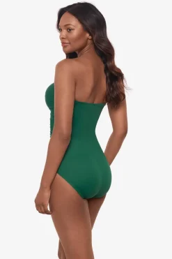 Rock Solid Madrid Bandeau One Piece Swimsuit