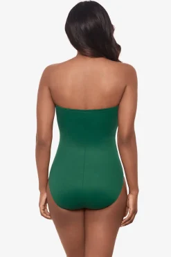 Rock Solid Madrid Bandeau One Piece Swimsuit