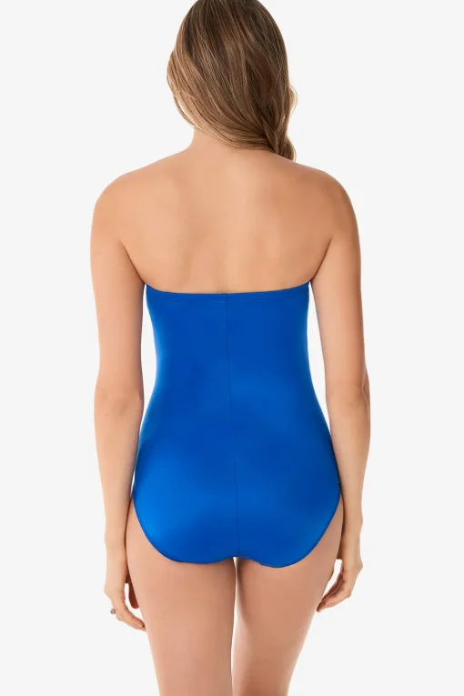 Rock Solid Madrid Bandeau One Piece Swimsuit