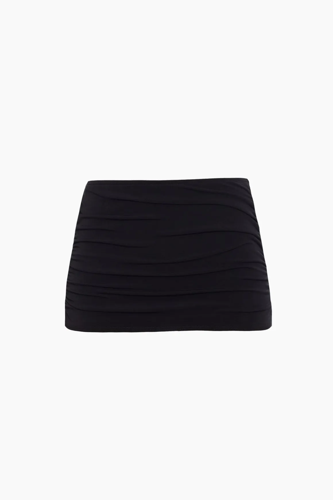 Shirred Skirt Swim Bottom