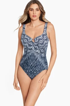 Silver Shores Criss Cross Escape One Piece Swimsuit
