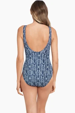 Silver Shores Criss Cross Escape One Piece Swimsuit