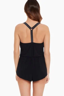 Star Studded Gabby One Piece Romper Swimsuit