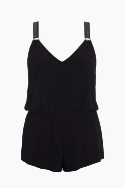 Star Studded Gabby One Piece Romper Swimsuit