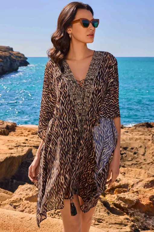 Topkapi Caftan Swim Cover Up