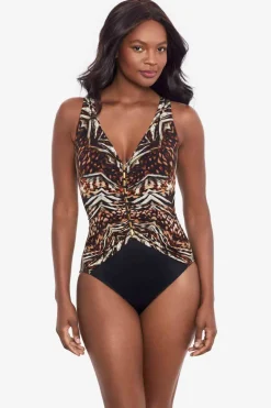 Tribal Tigress Charmer One Piece Swimsuit