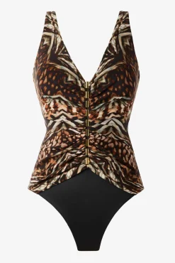 Tribal Tigress Charmer One Piece Swimsuit