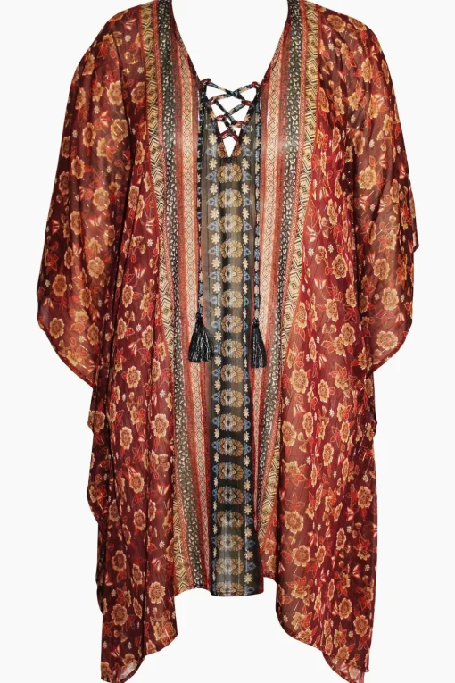 Zwina Caftan Swim Cover Up