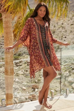Zwina Caftan Swim Cover Up
